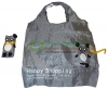 Foldable and Reusable Adorable Animal Shopping Bag - Grey Panda